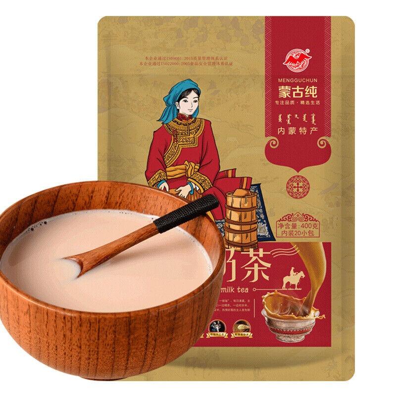 Монгольский чистый соленый молочный чай 400 г (20 упаковок) Растворимый порошок для приготовления чая с молоком