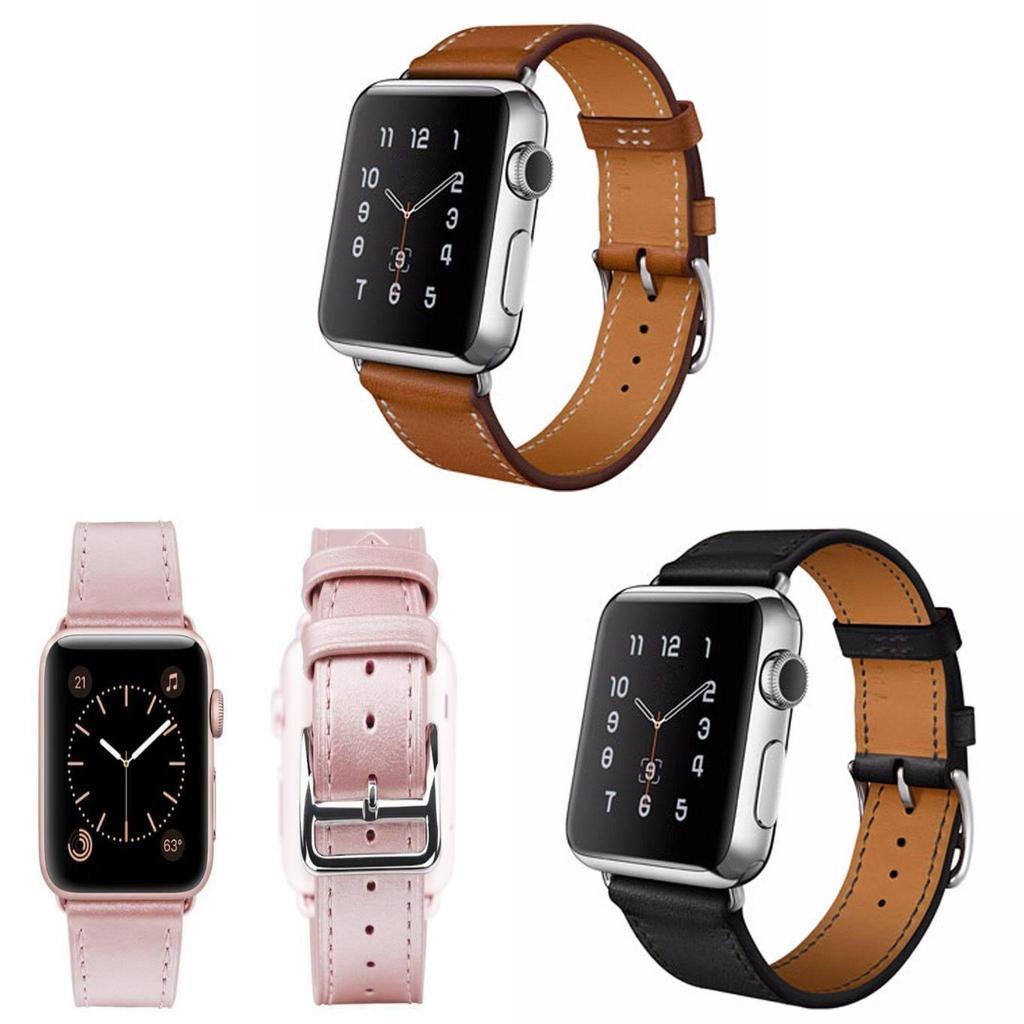 Оригинальный кожаный ремешок Apple Watch для однопетлевого переплетения для моделей 38 мм и 42 мм