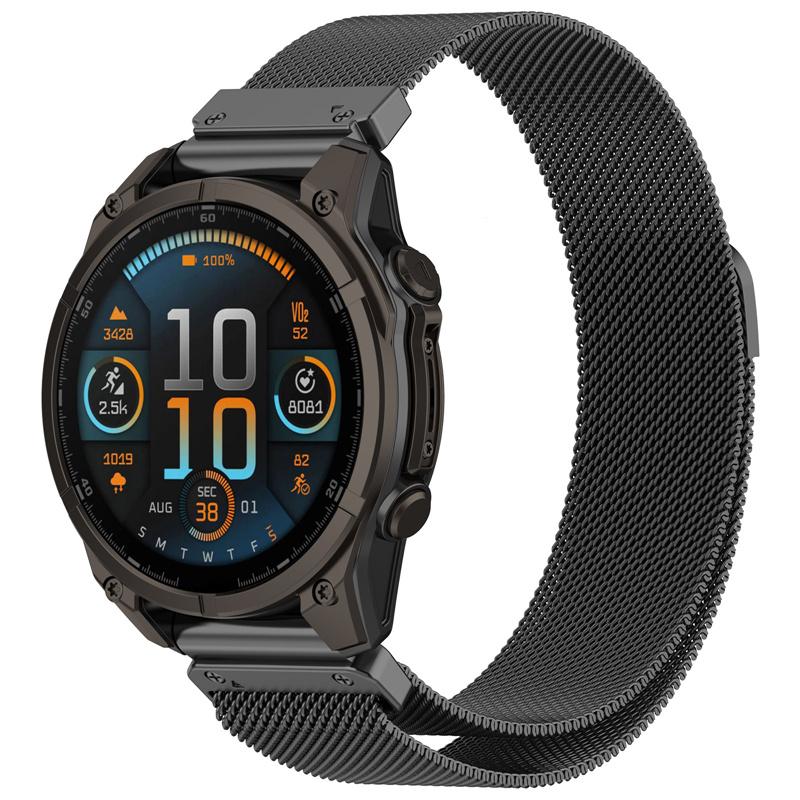 20 22 26 мм Миланский стальной ремешок-петля для Garmin Fenix 7X 7 7S 6X 6 6S Pro 5 5X Plus 8 43 47 51 Tactix 7 Epix Pro Быстросъемный ремешок