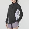 Under Armour Футболка с воротником-стойкой и полумолнией, длинный рукав, женские топы, черный цвет 1370140-010