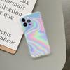 Голографический Чехол для Телефона iPhone 15 14 13 12 11 Pro Max XS X XR SE 2020 6 7 8 Plus Mini Защитный Чехол
