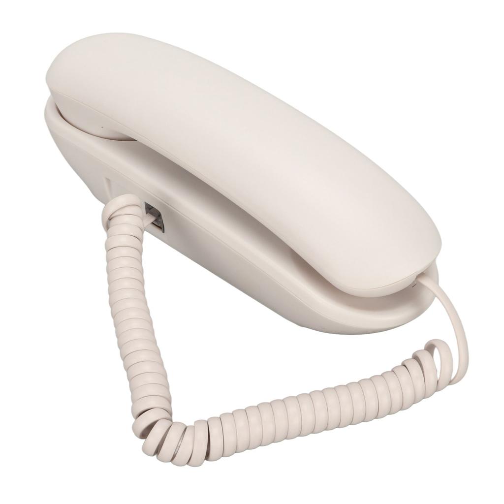 Wall Telephone Multifunction Big Buttons Redial Mute Function Corded Wall Phone for Home Office