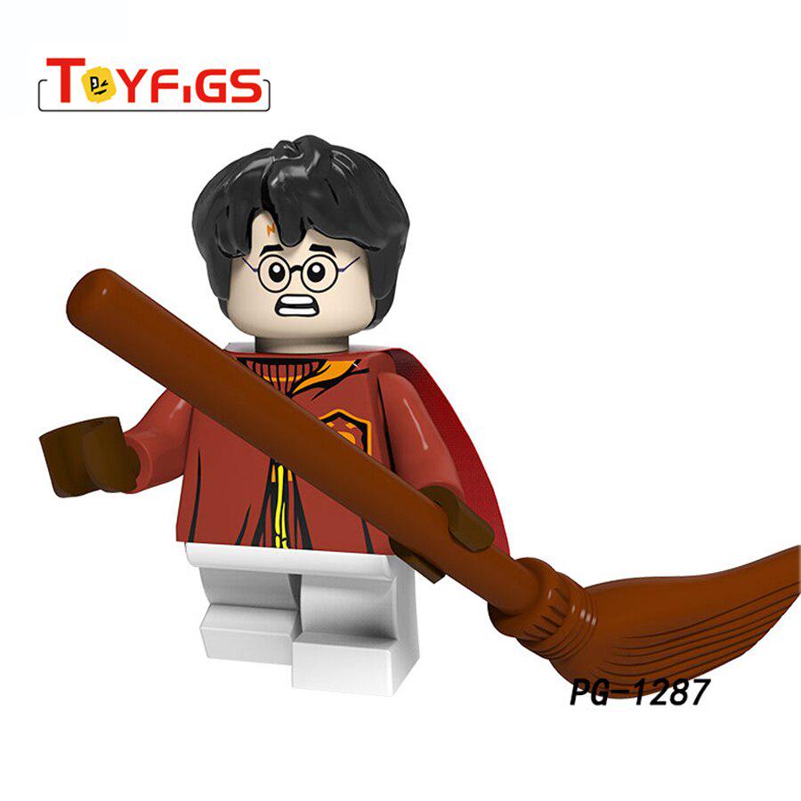 Фигурки Харри Поттера Фантастические твари Рубеус Добби Финниган Гермиона Кирпичи Модель Конструкторы Игрушки 