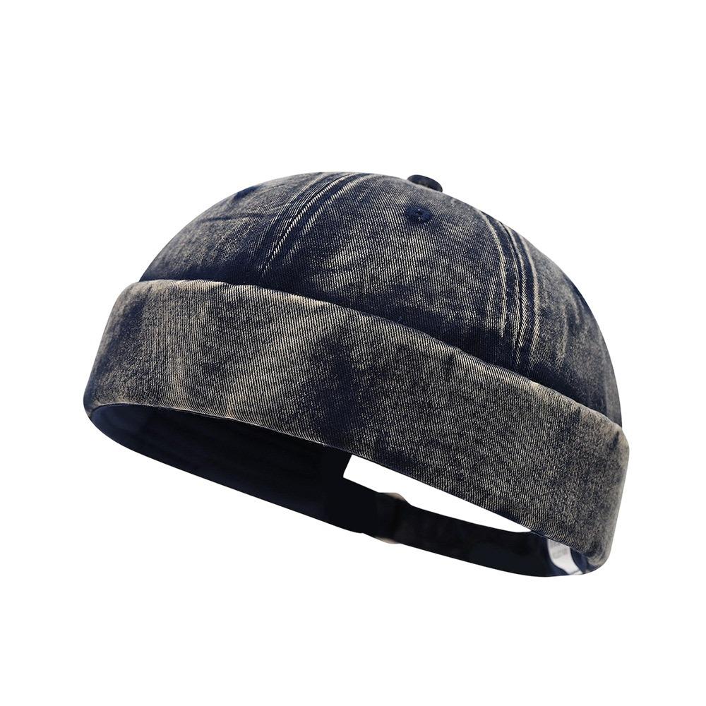 Adjustable Brimless Docker Cap Casual Skullcap Fashion Beanie Street Hat  Outdoor