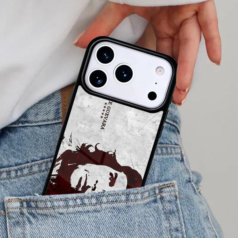 Че Гевара курит сигару мягкий чехол для телефона для iPhone 16e 15 14 13 12 17 Pro Max Plus Air 17pro Защитный чехол Coque