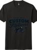 """Custom Motroms""" Винтажная футболка для мотоциклистов - Унисекс, Ретро, Байкерская