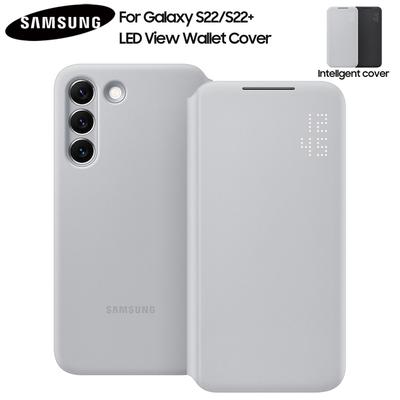 Оригинальный чехол-книжка Samsung Smart LED View для Samsung Galaxy S22 5G S22+ 5G S22 Plus 5G LED Wallet Flip Cove