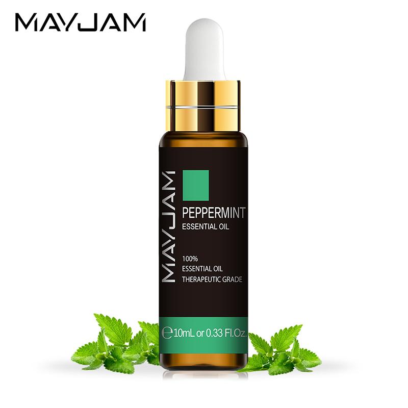 MAYJAM 10ML Pure Essential Oil for Aromatherapy Diffuser Humidifier Massage Skin Care Vanilla Eucalyptus Mint Therapeutic Grade Essential Oil
