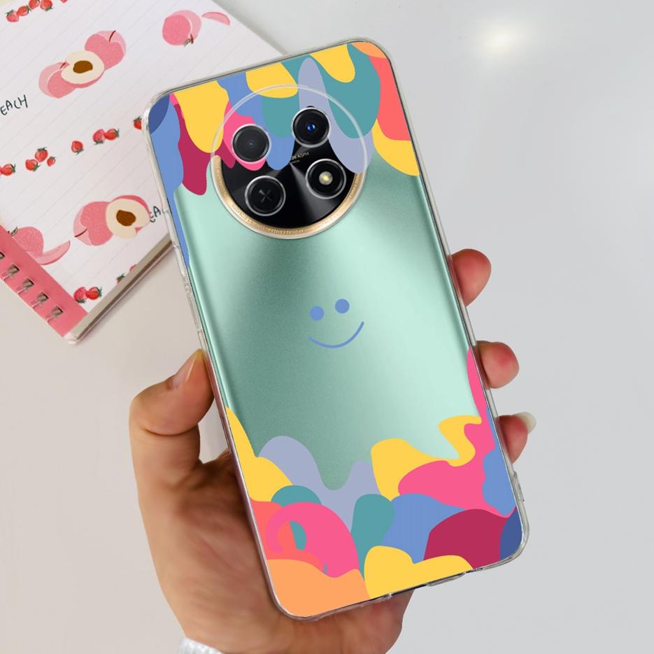 For Huawei Nova Y91 Case STG-LX1 STG-LX2 Cute Fashion Painted Cover Soft Slim Phone Case For Huawei Nova Y91 Y 91 NovaY91 Bumper