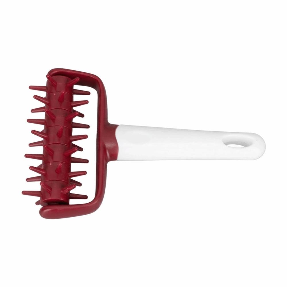 PP Dough Docker Roller Handheld Pizza Roller Spikes Dough Pricker Roller Home Kitchen Bakery