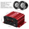 Motorcycle Stereo Speaker Anti-Theft Alarm System BT MP3 Player 4-Channel Audio Amplifier System