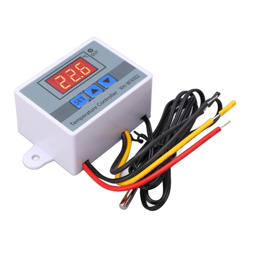 Digital Temperature Controller Thermostat Heating Cooling Switch with Waterproof Probe 10A