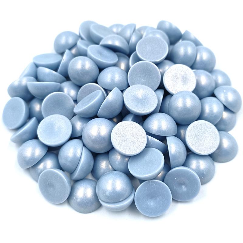 100 шт. изготовление ювелирных изделий 12 мм DIY для макарон матовые полукруглые бусины ожерелье браслет кулон