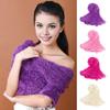 Women Scarf Bright Color Thick Plush Scarf Outdoor Travel Beach Multi-Functional Neckwear Versatile