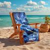 1PC Custom Name Galactic Horse Beach Towel Highly Absorbent And Sand-Resistant Towel for Swimming, Pool, Yoga, And Travel Lightweight