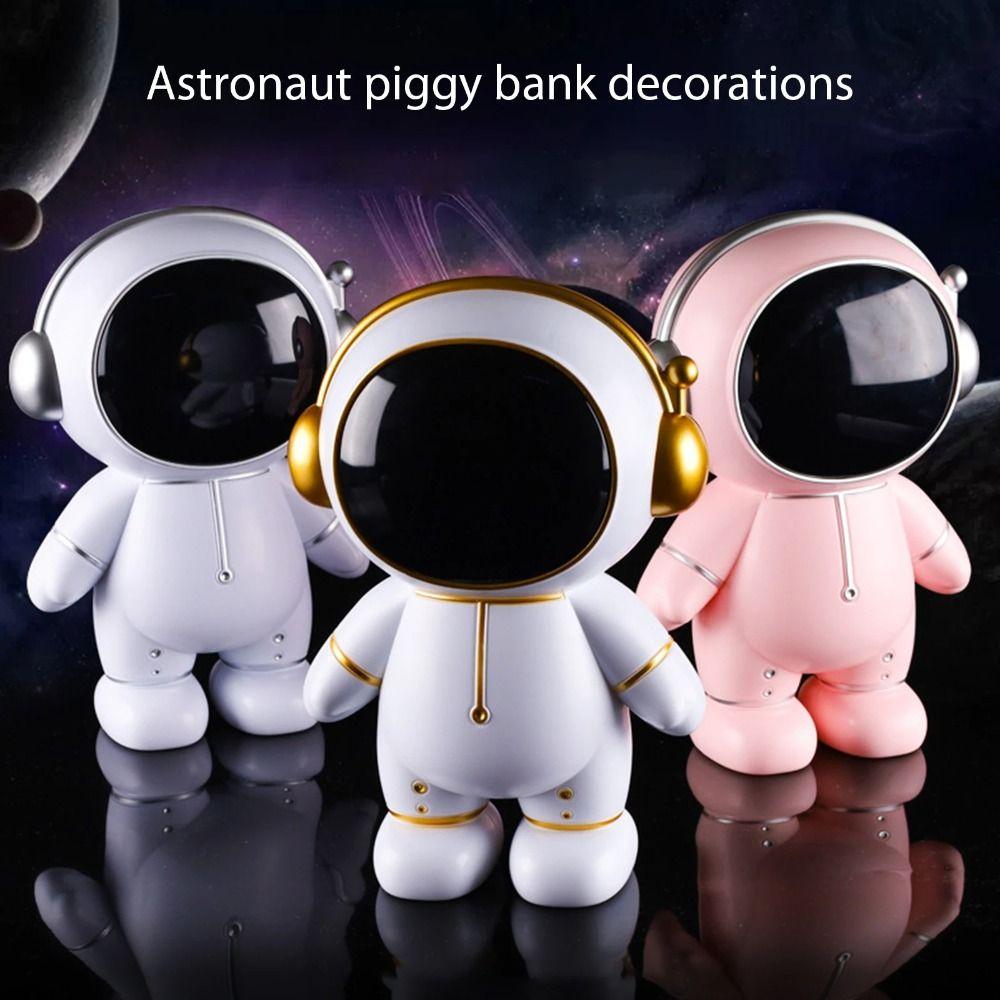 Large Capacity Astronaut Money Boxes Night Lamp Collection Ornament Creative Toy