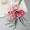 Handmade Simulation Iris Bouquet Realistic Silk Fake Flower  Wedding Party Decor