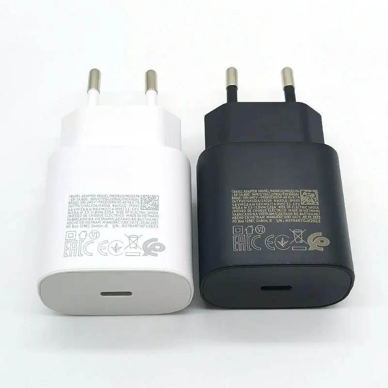 25 Вт PD зарядное устройство супер быстрая зарядка адаптер тип C для Galaxy Z Flip Fold 6 5 4 3 2 S24 S23 S22 S21 S20 Note 20 Ultra 10 FE
