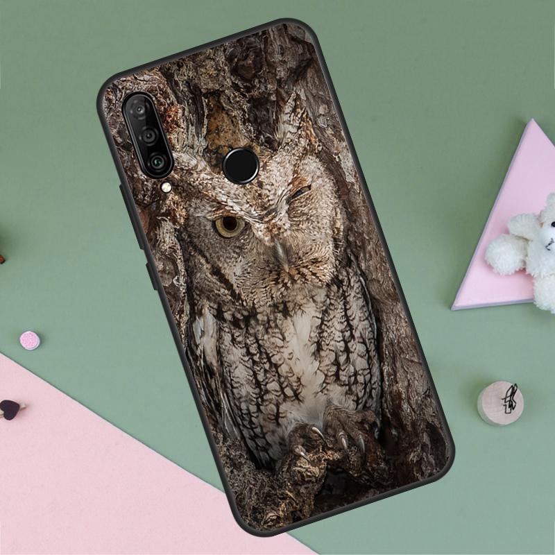 Camouflage Owl For Huawei P20 P40 Lite P60 P30 Pro Nova 5T 9 10 SE 12s 12i 11i Y90 Y70 Y60 Y61 Y72 Y91 Case