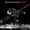 Рыболовные катушки Катушки для приманки 12 BB с двойными тормозами 7,7 унций 13 фунтов Карбоновая рыболовная катушка для приманки