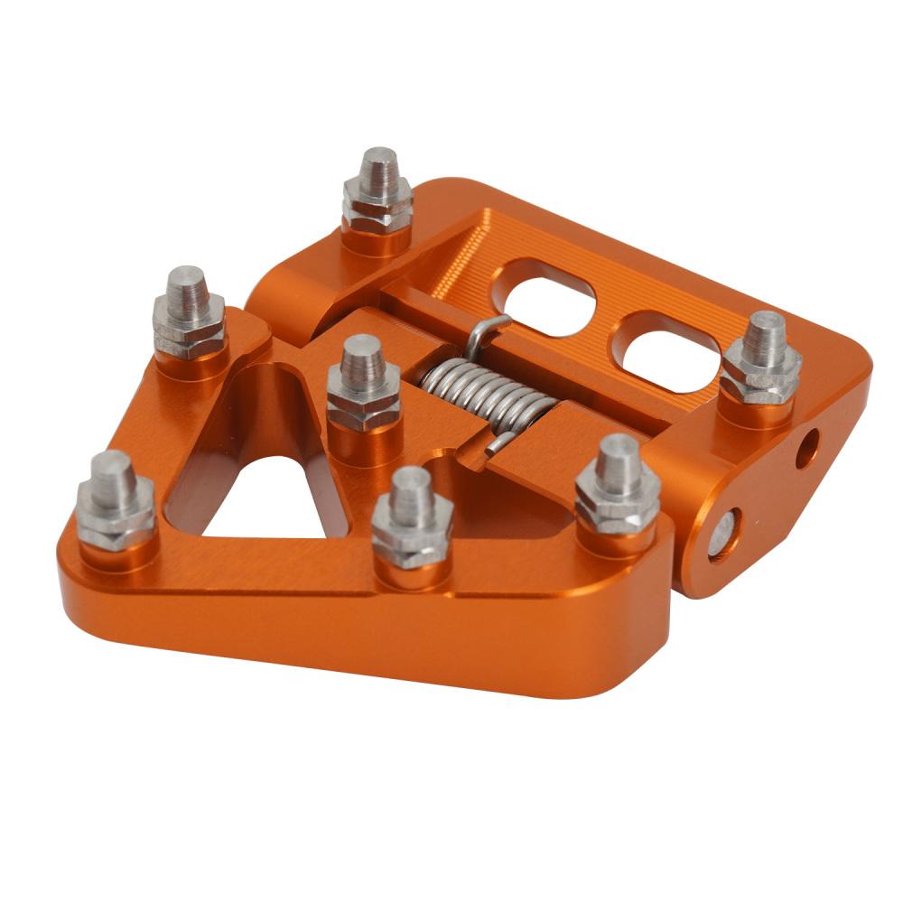 Rear Folding Brake Pedal Step Tip Plate For KTM XC SX XCF SXF XCW EXC EXCF TPi Six Days 125 150 250 300 350 450 500 2016-2022