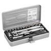 TONE Socket Wrench Set 1800M 1/4" Inch Drive Silve