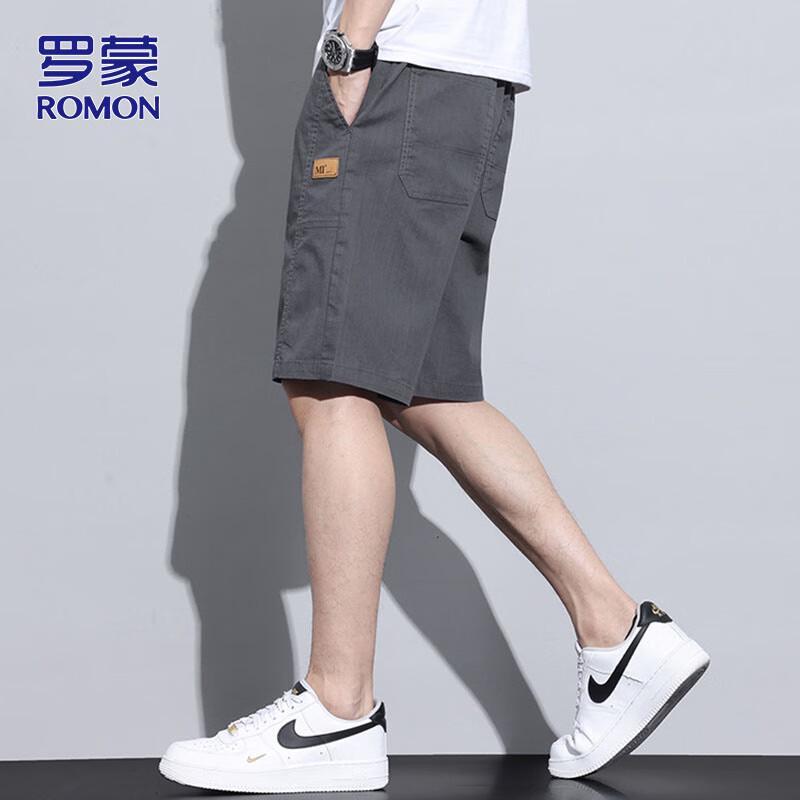 ROMON Men's Loose Fit Casual Sport Shorts