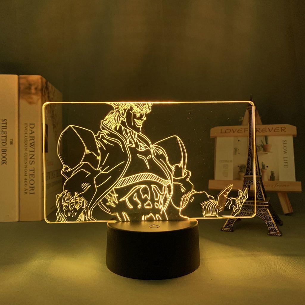 JoJo Bizarre Adventure Night Light JOJO Jolyne Figure Color Changing Lamp Cool Gift for Anime Fans