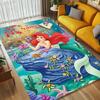Personalized Name Lights Living Room Non-Slip Area Rug Soft Carpet for Bedroom Kids Playroom Sofa,Office Home Decor Doormat