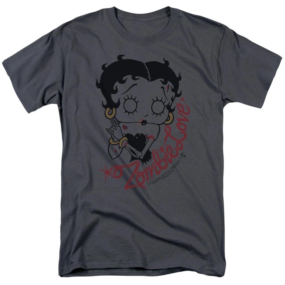 Betty Boop - Classic Zombie - Unisex Short Sleeve Children's T-shirt - Gray