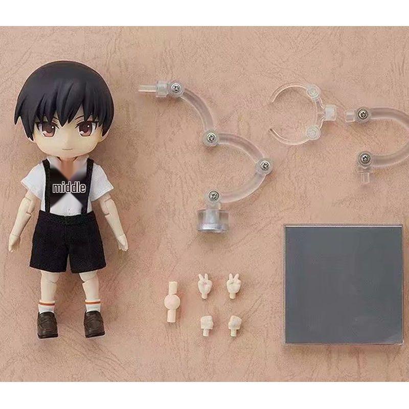 Q Version Anime Girl Figure: Cute, Beautiful, Replaceable Face Toy Ornament - Ideal Birthday Gift