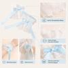 Hand Wrist Cuffs Bow Lace Wrist Sleeves Pleated Ruched Lace Fingerless Gloves  Wedding Decor