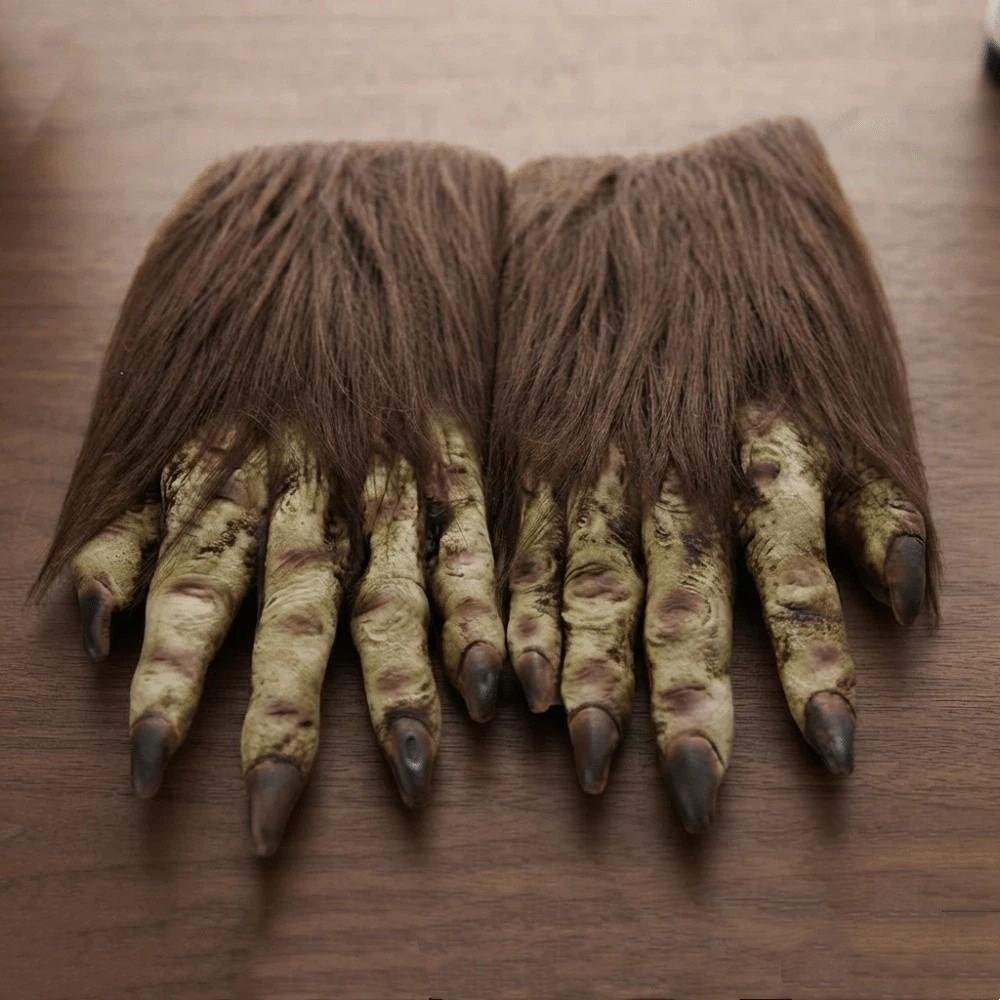 Creepy Beast Claws Realistic Cosplay Mittens Party Props Halloween Gloves Masquerade