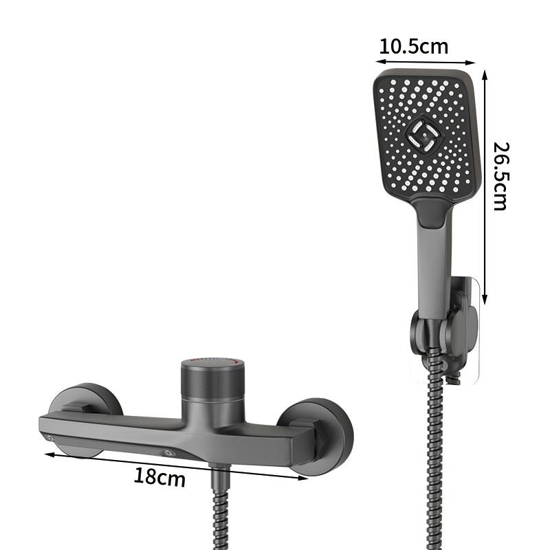 Набор смесителей для ванны «водопад», ручная душевая лейка, настенный латунный смеситель для ванны, смеситель для горячей и холодной воды