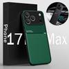 Iphone 17 15 14 13 11 12 16 Pro Max Mini Plus 17 Air Magnetic Cover for Iphone 17 Pro Max Case Leather Texture Magnet Case
