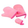 Reusable Self Tanning Body Mitt Tan Applicator Lotion Spray Gloves Mitten Pink