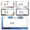 license plate frame with cool color scheme for World Rally Formula Races Personalized license plate cover can added with text 2 License Plate Covers