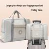 Women's Large Capacity Foldable Travel Tote: Handheld, Short-Distance, Student or Maternity Use, Trolley Compatible.