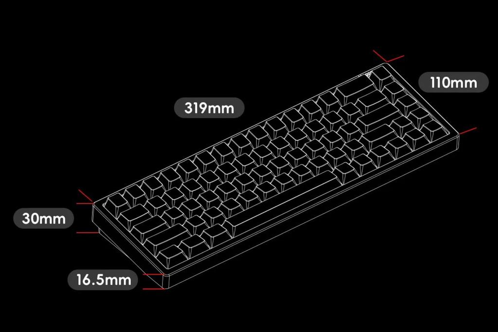 LUMINKEY Magger 68 HE Performance, авторизованный дистрибьютор в Японии, гарантированно быстрое срабатывание, игровой корпус, полностью алюминиевый, 8000 Гц, RGB, проводной USB