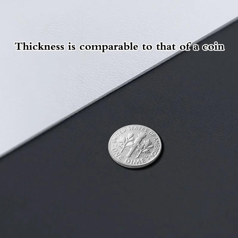 Solid Color Simple Leather Mouse Pad Anti-Slip Base Smooth Surface Portable Mat for Laptop PC Office Home Desk Decoration