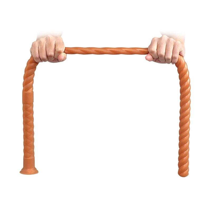 Огромный силиконовый фаллоимитатор 80 см для анального фистинга, анальная пробка, целомудрие, БДСМ, реалистичный пенис, раб, привязка, женское доминирование, рогоносец, секс-игрушки