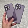 Матовый полупрозрачный противоударный чехол из ТПУ для Iphone 14 13 12 11 Pro Max 14plus прозрачный матовый защитный чехол со стеклом объектива