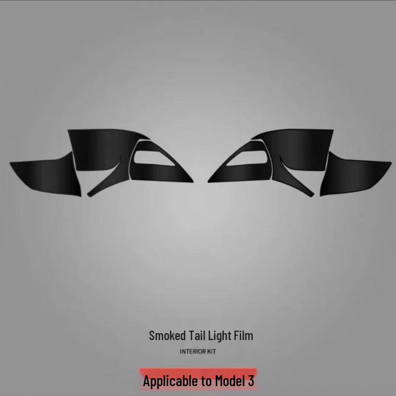 Tesla Model Y/3/YL/S Smoked TPU Headlight Protective Film for Light Color Change
