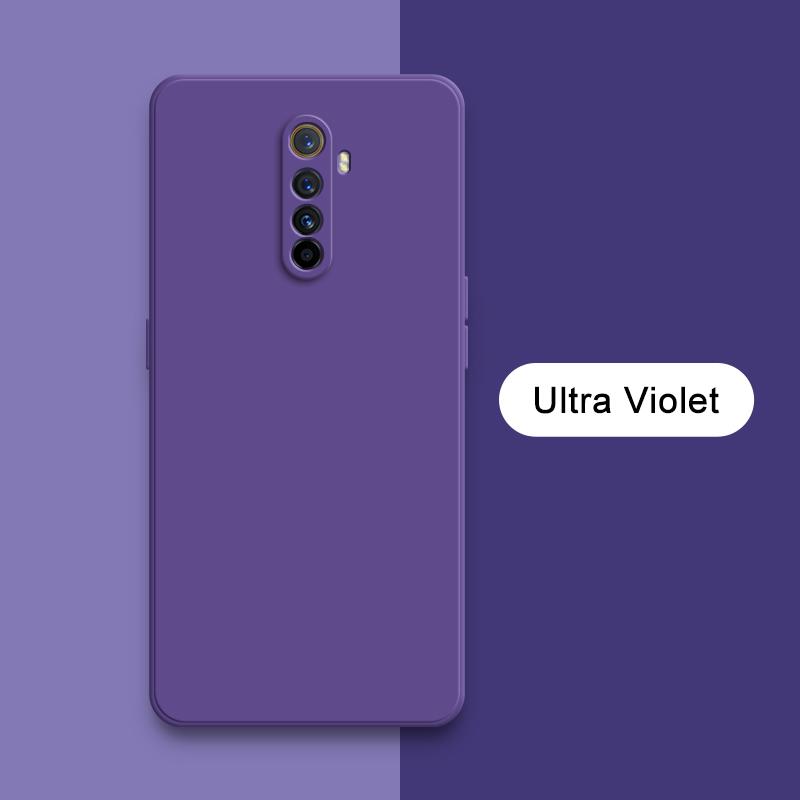 Классический квадратный жидкий силиконовый чехол для Realme X XT Master X2 Pro 360 противоударный мягкий мобильный чехол RealmeX X2Pro защитные сумки