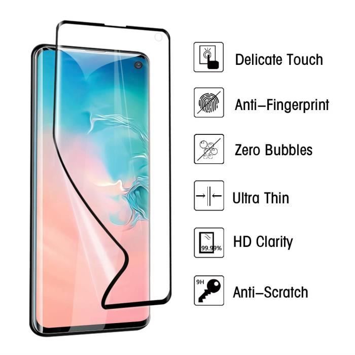 Samsung Galaxy S10 Plastic Protection Film - North Edge Curved Integral Screen Protector [Phonillico®]