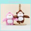 Kong King Cute Keychain Cartoon Stuffed Monkey Plush Toy Perfect Keyring Doll