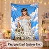 Custom Personalized Tapestry,Taylor Swift Print Custom Name Text Wall Art Hanging for Bedroom