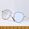 Luxury Fashion Photochromic Myopia Glasses Outdoor Color Changing Sunglasses Unisex Trendy Minus Diopter Eyeglasses