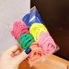 50PCS Non-Slip Colorful Elastic Hair Ties No Damage Hair Bands New Hair Rope  For Girls