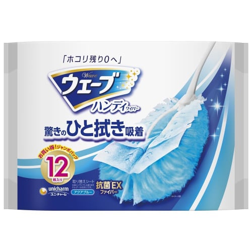 [.co.jp Exclusive] Wave Handy Wiper Replacement Sheets (12 sheets x 2 packs)